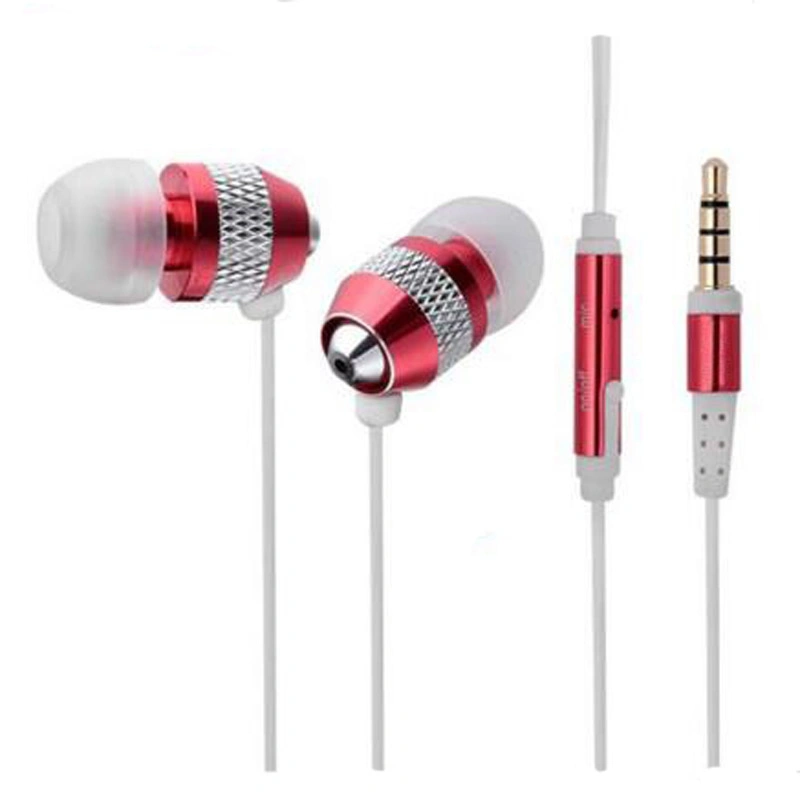 HiFi Stereo Sound in Ear Sports Metal Earbuds for MP3 MP4 Players