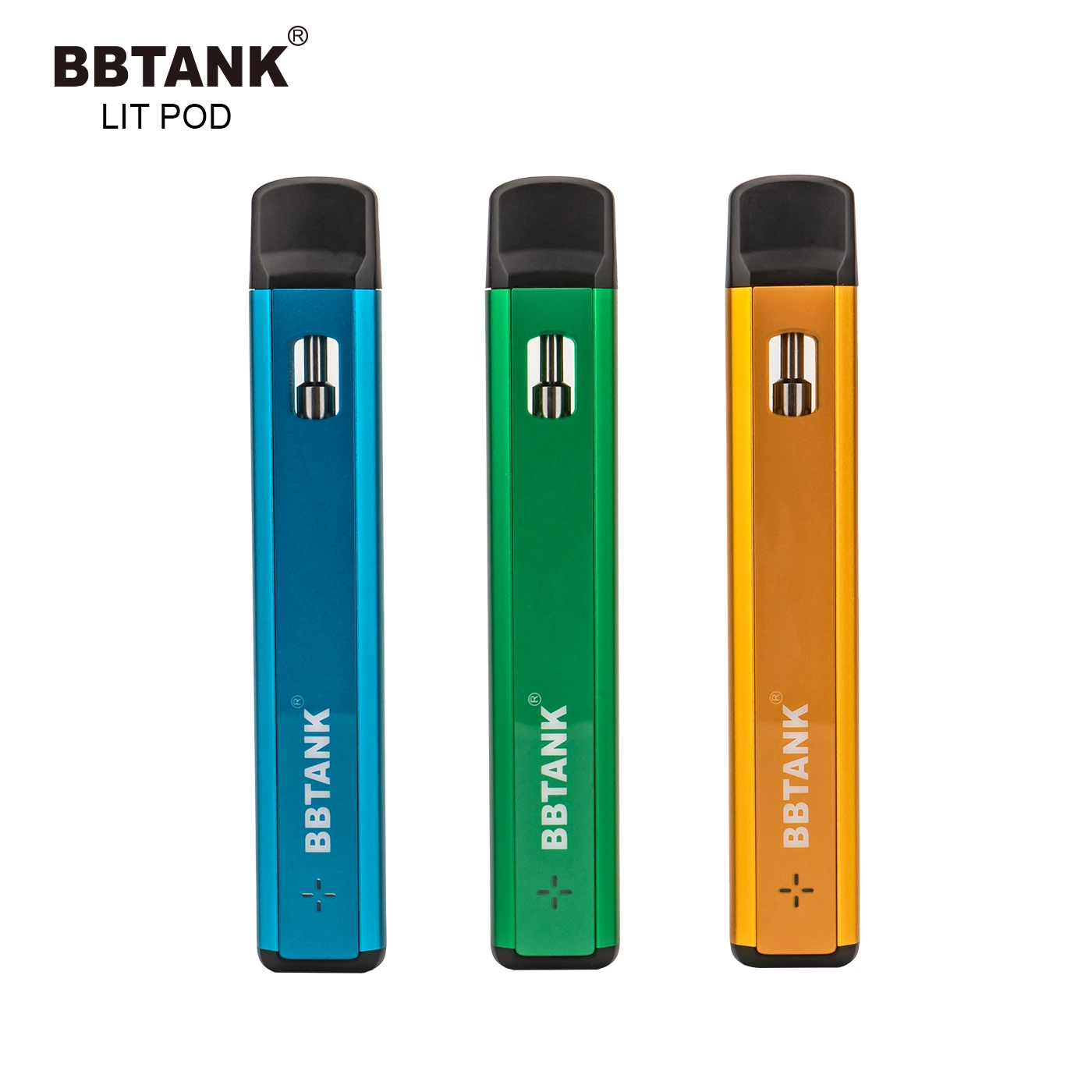 Mayorista/Proveedor de Pod desechable vacía 1ml de aceite espeso D8 Pen Bbtank Vape vaporizador desechables desechables de colofonia Live Pod depósito forma de barra de vidrio de VAPE OEM