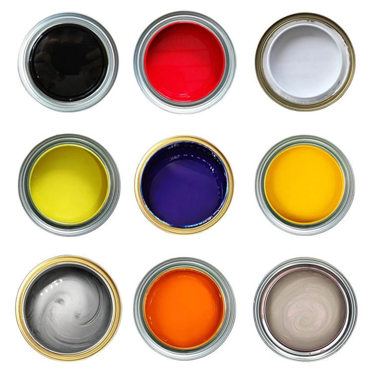 Acrylic Automotive Paint Supplies Metallic Mixed Color Auto Refinish Car 1K Yellow Base Coat Coating Tinting for Pearl Green