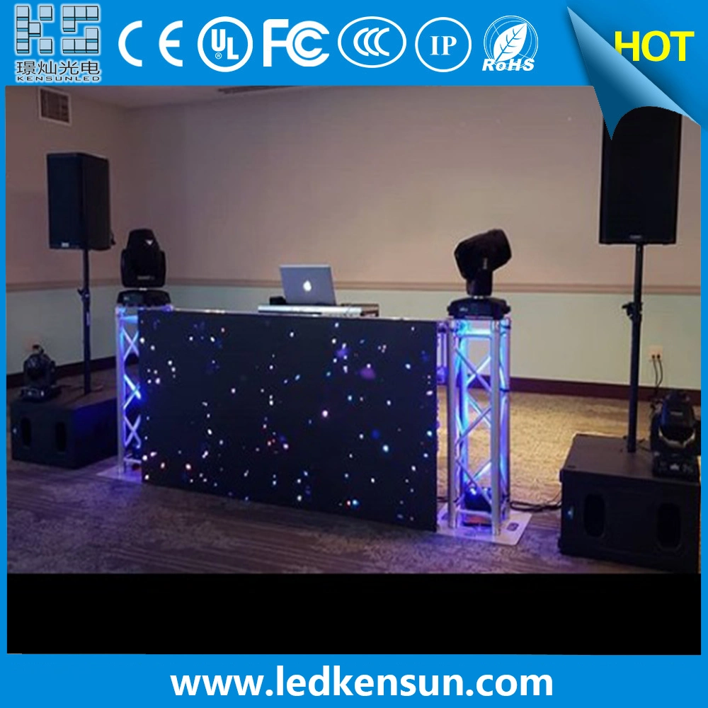 P2,5 P2,6 P2,9 P3 P3,91 P4 P4,81 P5 P6MM ALTA HD Stage Publicidad a todo color de alquiler de panel de pared interior Video Pantalla LED de DJ Booth
