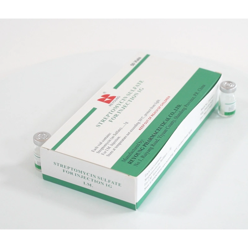 Pharmaceutical Streptomycin Sulfate for Injection 1g From Reyoung