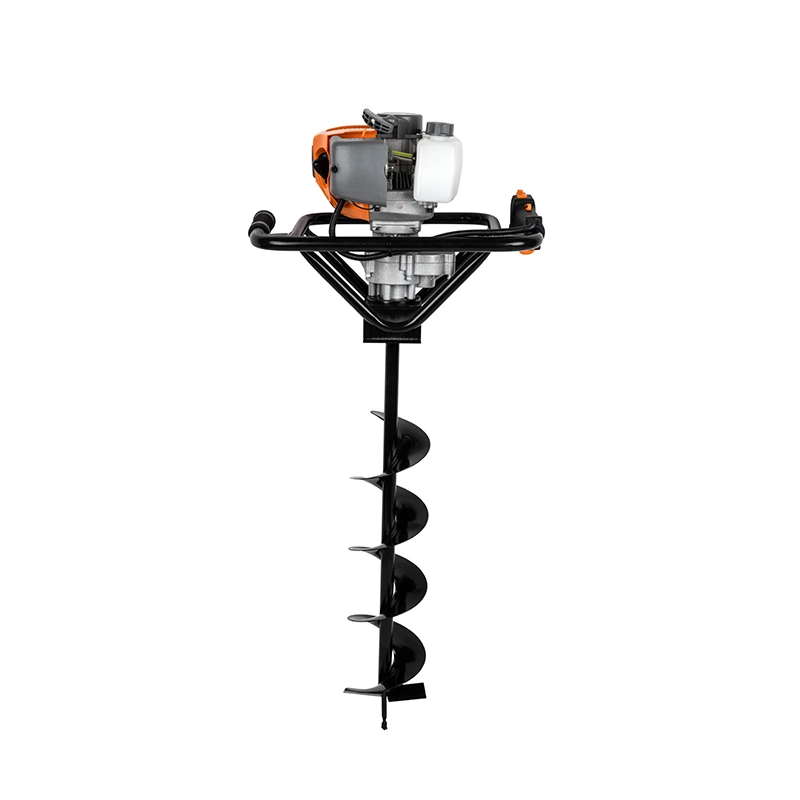 Hot Sales 52cc Gasoline Post Hole Digger Showbull Ground Grill Garden Farmer Tool Gasoline Earth Auger