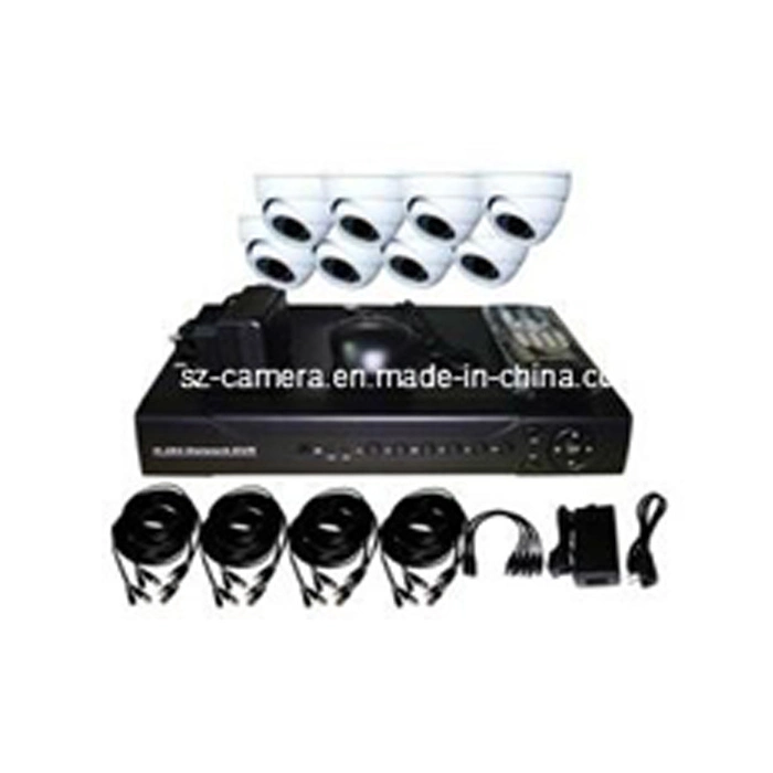 Surveillance 8CH DVR Kits 1/3" Sharp 960h CCD Indoor Security Dome CCTV Cameras