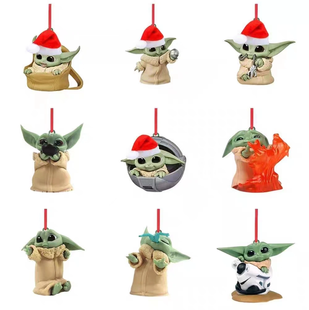 Colgante de Navidad decoración árbol de Navidad-Yoda de Disney