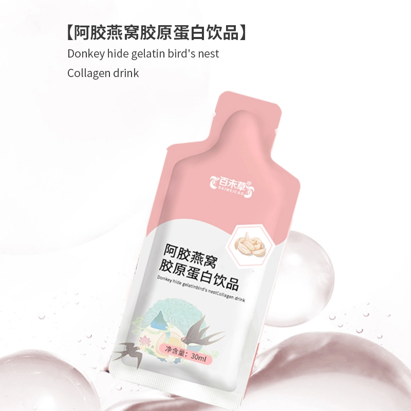 GMP Certificated OEM Donkey Hide Gelatin Bird's Nest Collagen Drink