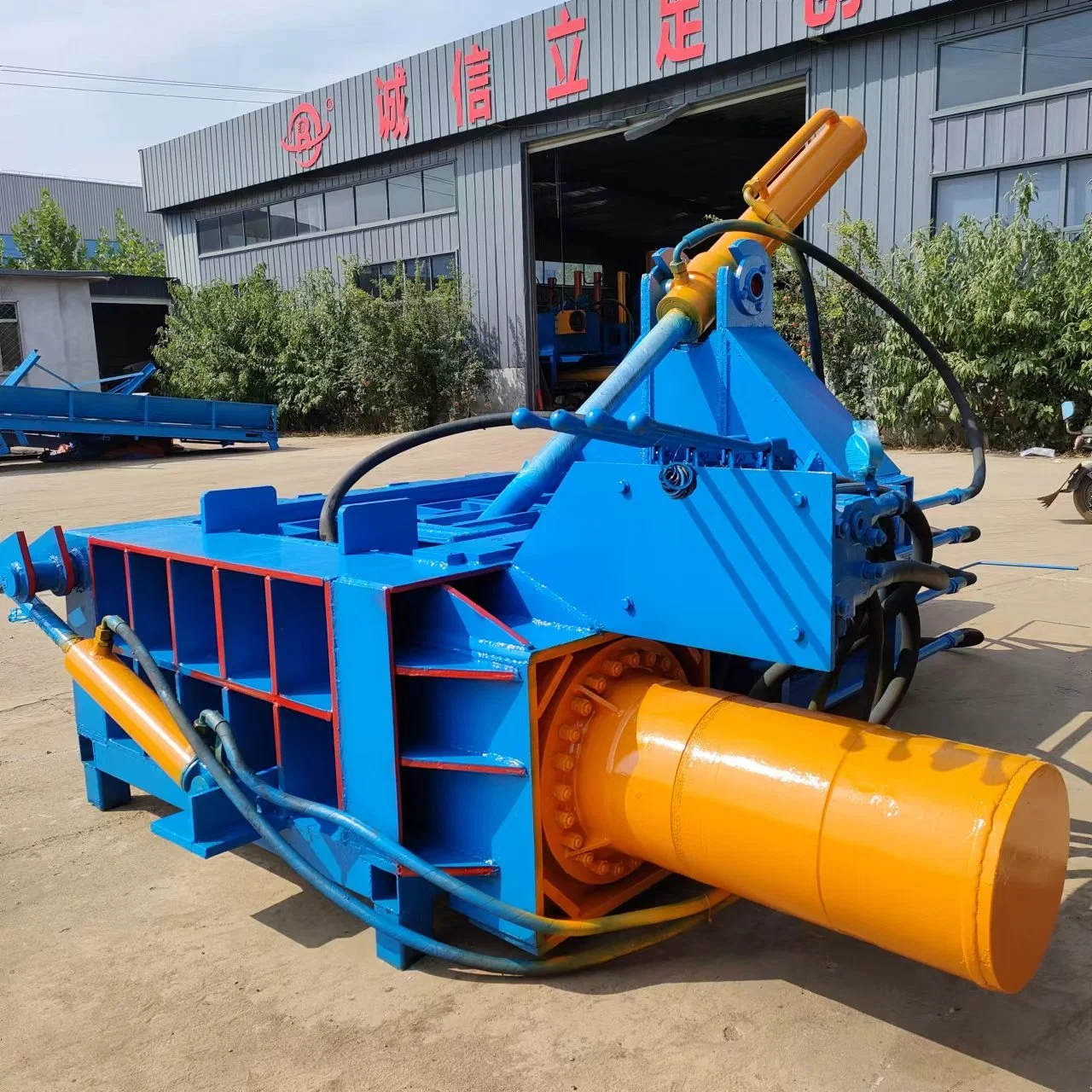 160 Tons of Scrap Metal Press Automatic Aluminum Alloy Scrap Hydraulic Baling Machine