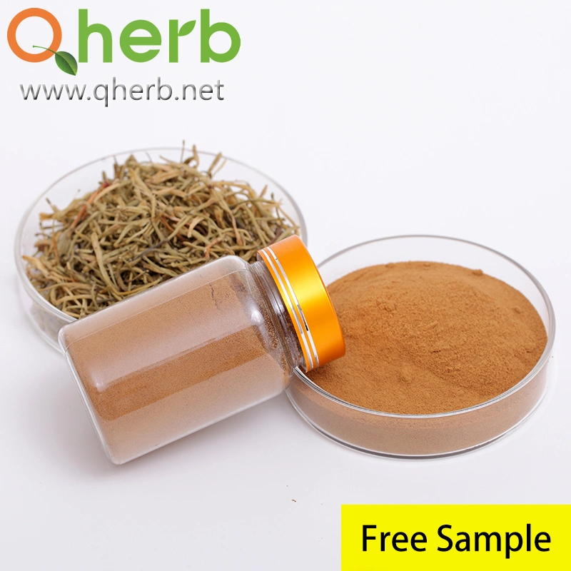 100% Natural Organic Chinese Medical Herb Chlorogenic Acid Honeysuckle Flower Lonicera Japonica Extract Free Sample