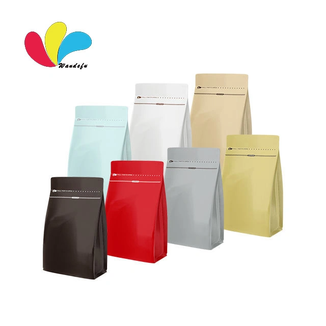 High Quality Stand up Pouch Food Packing Package Packaging Bags for Food / Nut / Candy /Biscuit /Snack/Coffee Bean /Tea/ Grains/Coffee with Valve and Zipper