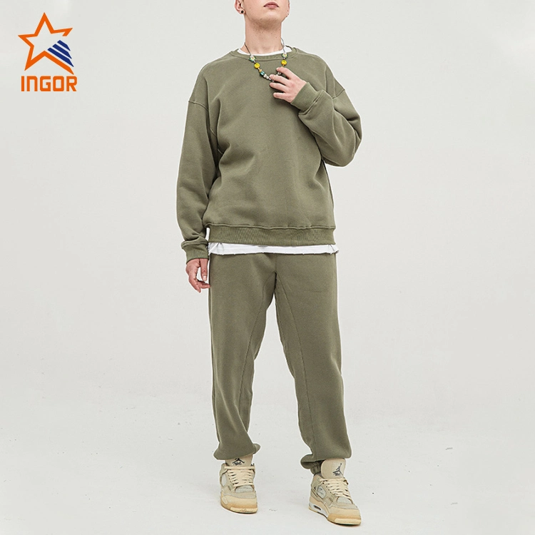 Ingor Sportwear Custom Wholesale/Supplier Sweat Suits Casual Apparel Activewear Gym Sports Wear High quality/High cost performance Women Private Label Hoodies & Jogging Suits Tracksuit