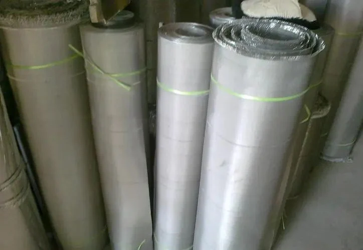 304 316 316L Stainless Steel Hardware Cloth Filter Mesh Woven Stainless Steel Mesh Stainless Steel Wire Cloth