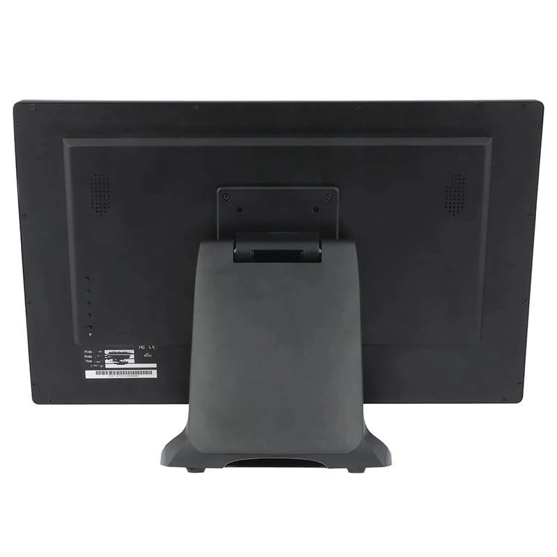 Monitor LCD POS de 21.5 polegadas para desktop, console industrial incorporado, display táctil capacitivo