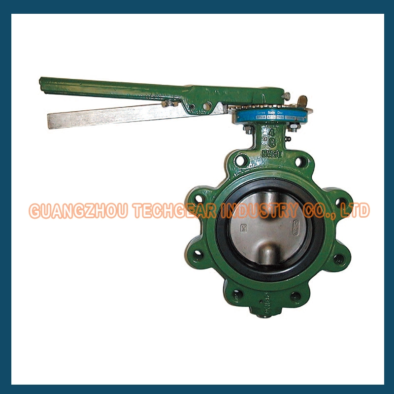 API 609 EPDM Soft Seated High Lift Span Butterfly Valve with Exchangeable Seat