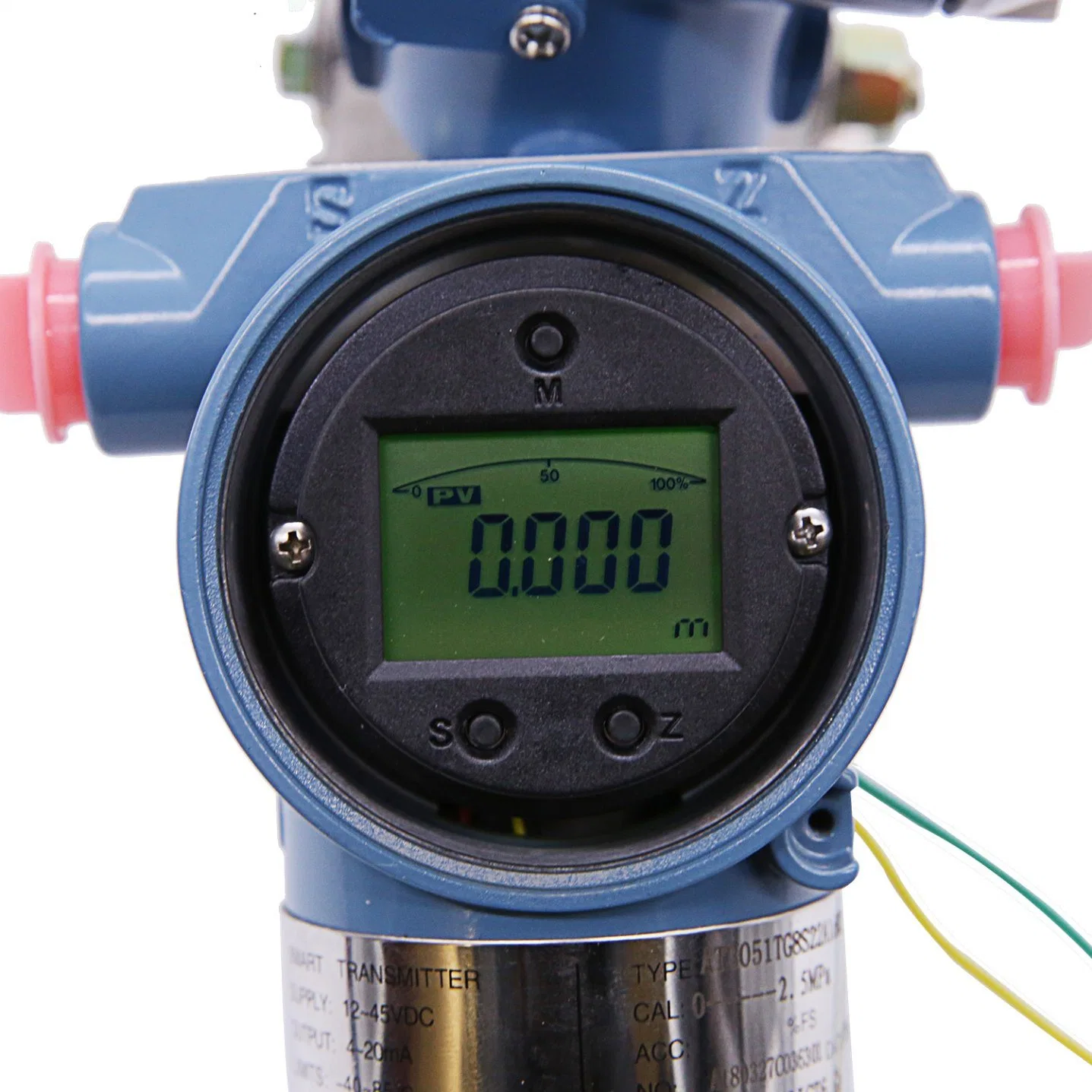 Digital Vacuum Pressure Transmitter H20 Water Pressure Sensor 4-20mA Output Hart