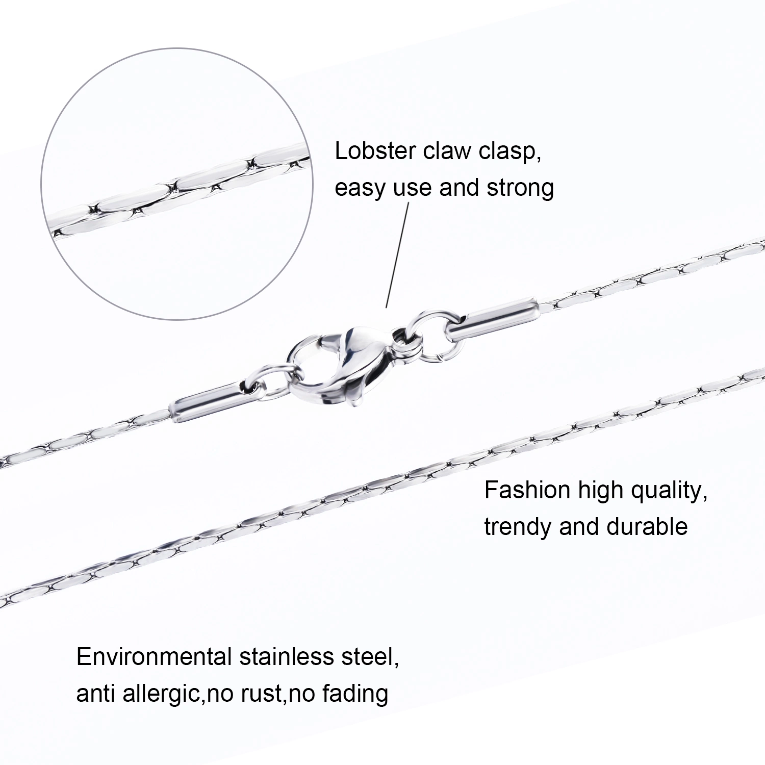 Stainless Steel Accessories Bracelet Anklet Earring Necklace Jewelry Fashion Jewelry