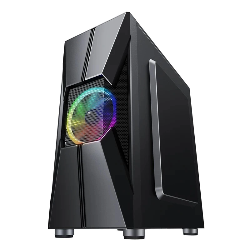 Panneau avant du Cabinet d'ordinateur distinct RGB PC ATX Cas de jeu de ventilateur