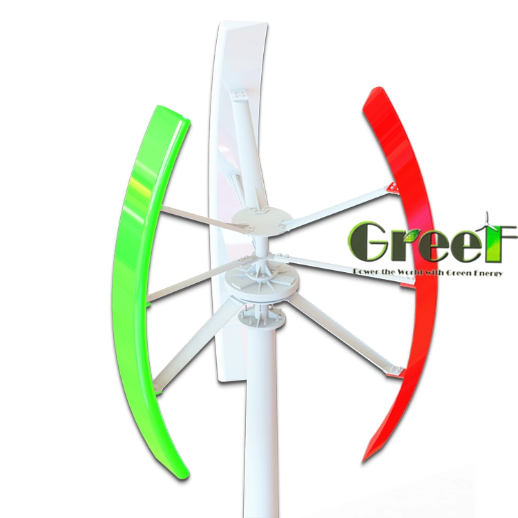 3kw Home Windmill Domestic Low Speed High Efficiency Vertical Wind Turbine