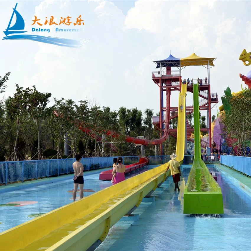 High Speed Fiberglass Water Slide Amusement Park Equipment