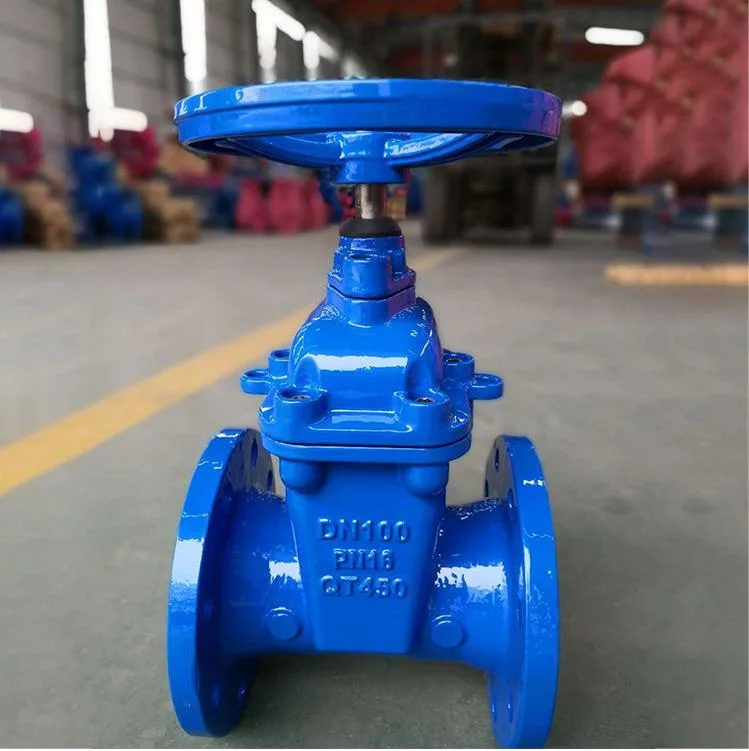 Dutile Iron Flanged Soft Seal Py16 Gate Valve with Hand Operate
