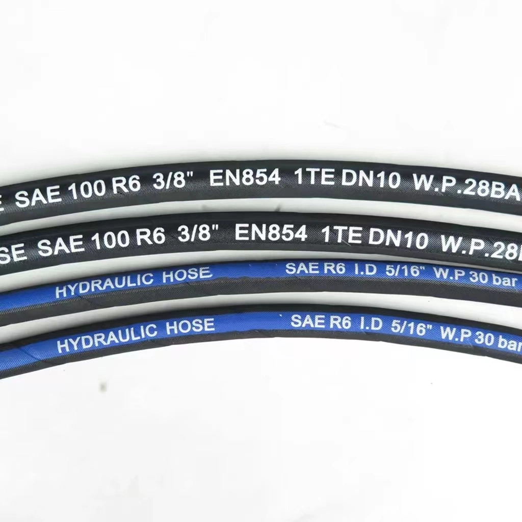 2023 Hot Sale High Pressure Steel Wire Braided Flexible OEM Service Hydraulic Hose From China Manufacturer