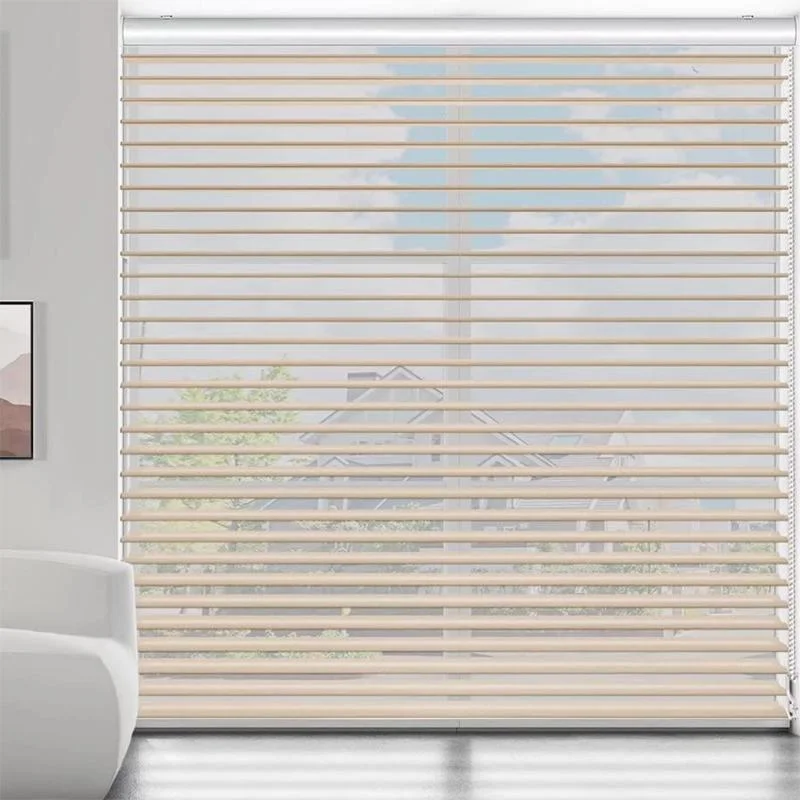 Superior Quality Manual or Motorized Sunshade Polyester Shangrila Blinds