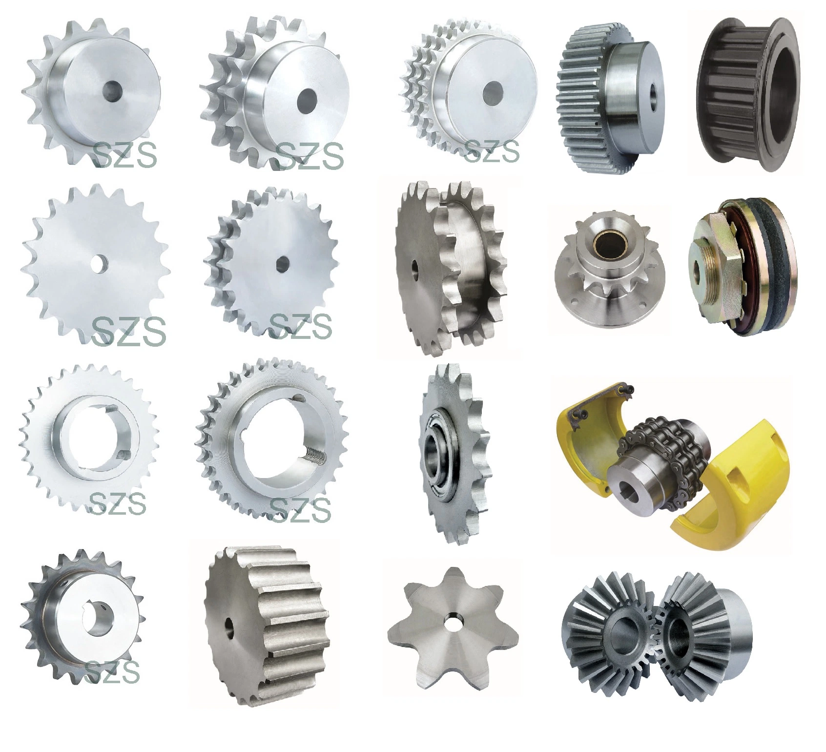 Double Single Sprocket: Doublex Wheel for Two Single Roller Chain (Standard America, Europen, ANSI Standard or made to drawing) Transmisson Part