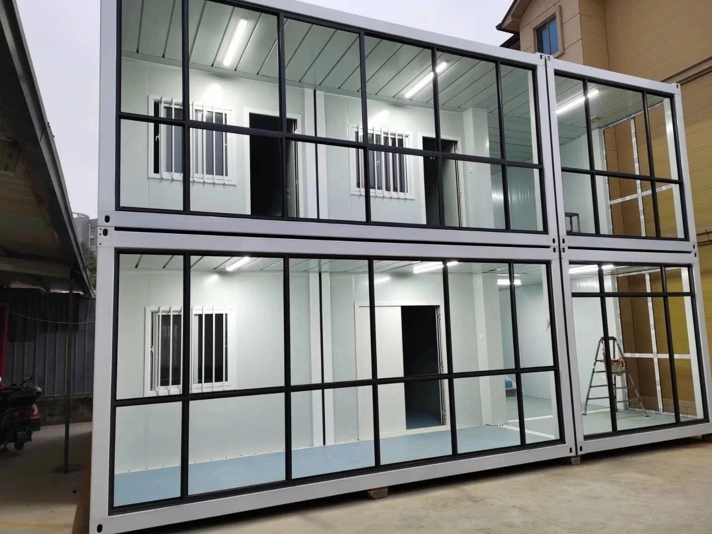 Economic Modular Container Homes Office vorgefertigte Container House Office für Vertrieb