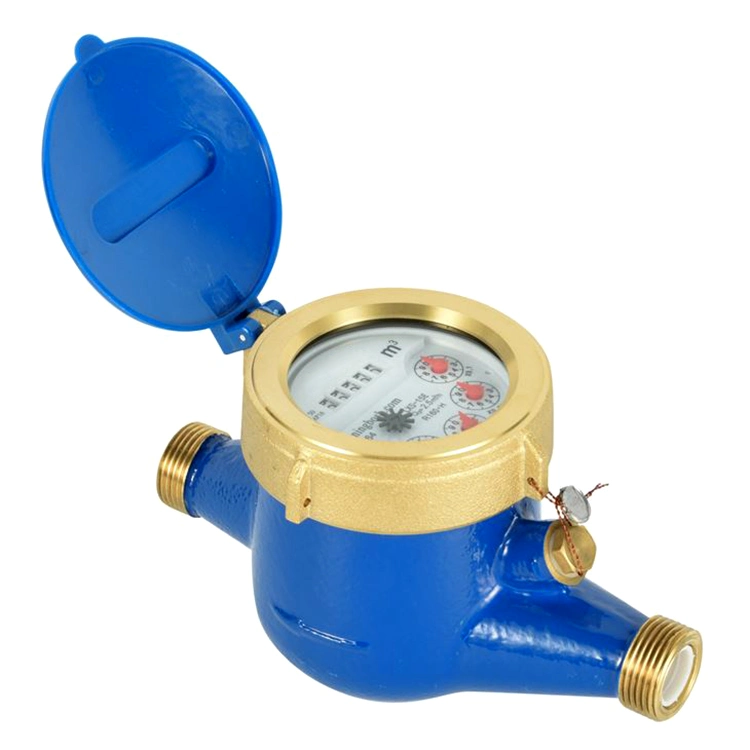 ISO 4064 DN15 classe B eau corps en laiton multi-jet Compteur pour eau froide