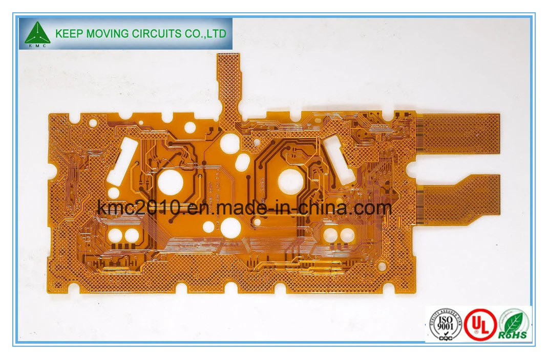 Qualifié et Qucik tourner 2 couche de carte de circuit imprimé flexible avec une épaisseur 0,2mm