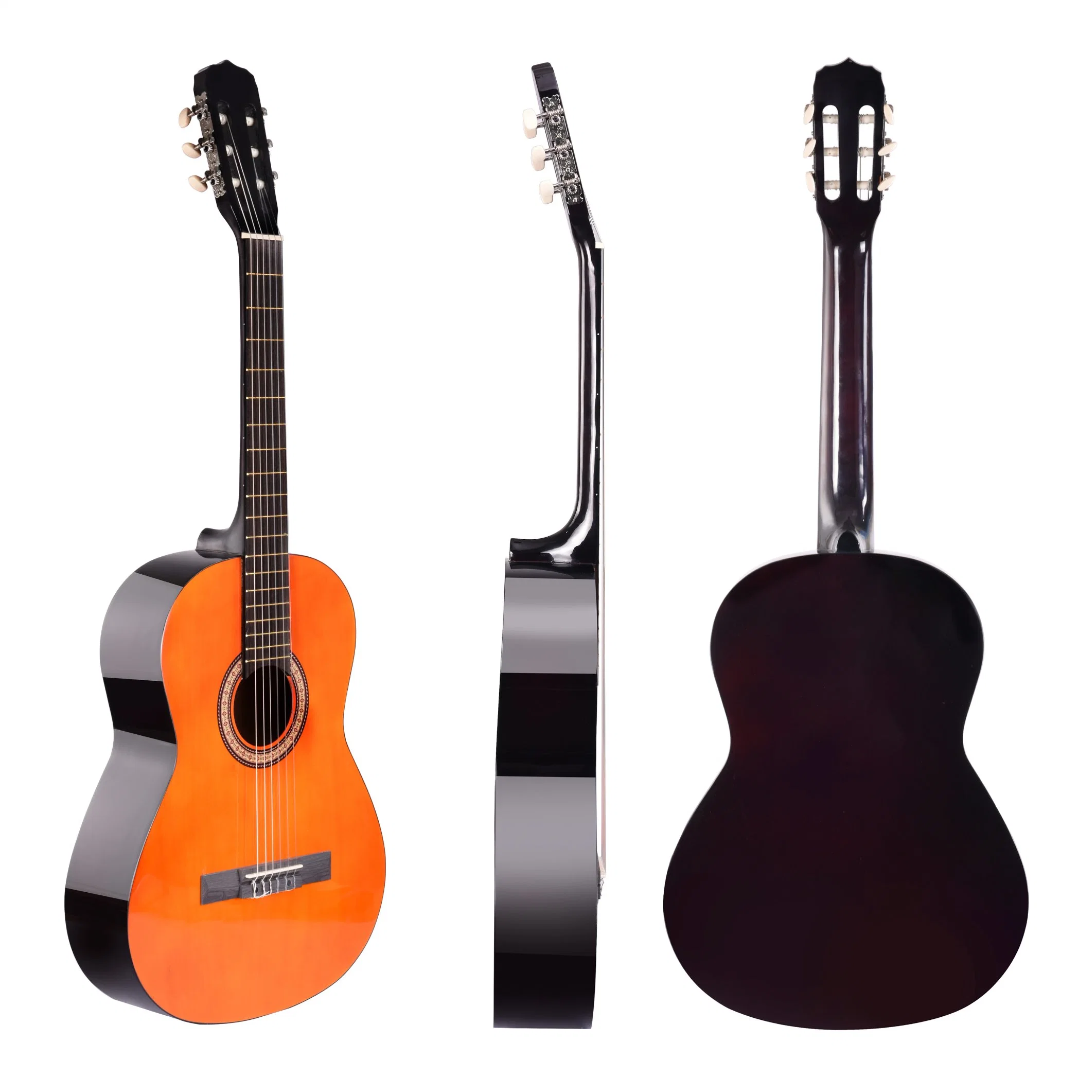 Instruments de musique Vente en gros China Wooden 39" Kit de guitares classiques