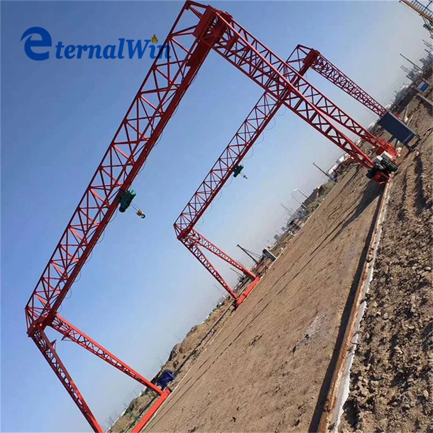 Rubber Tyre Mobile Electric Electric Used Adjustable Single Girder Gantry Cranes 5 Ton 10 Ton Price