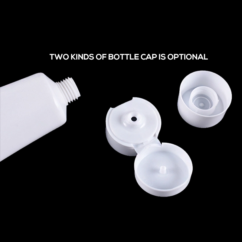 Neue kosmetische Kunststoff / PE Runde Rohre für die Verpackung Creme Lotion Paste, natürliche Sonnenschutz kosmetische Kunststoff Verpackung White Tube