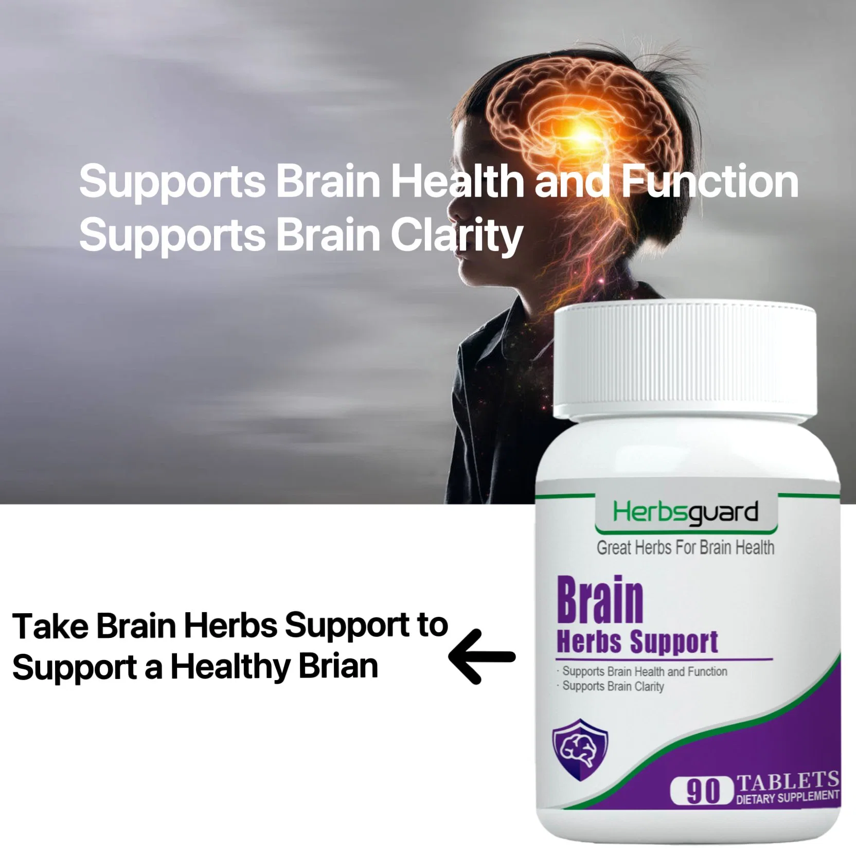 Medoncare Natural Herbs Brain and Nervous System Health Food Supplement