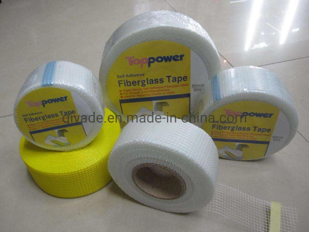 3X3mm 60g Fiberglass Self Adhesive Tape 5cm X 50m