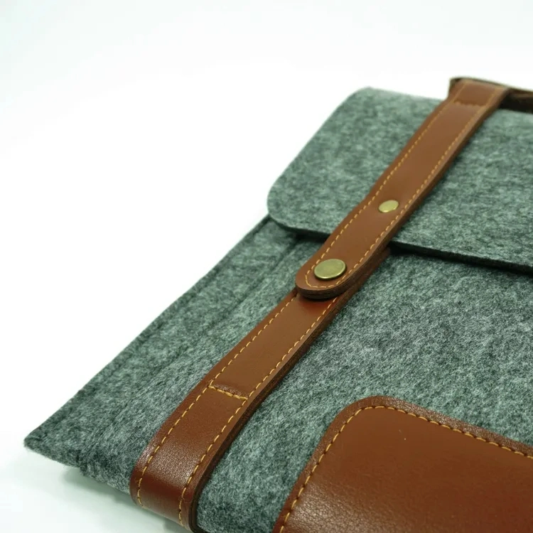 100% Polyester Felt Laptop Bag/ Computer Case for Business Man