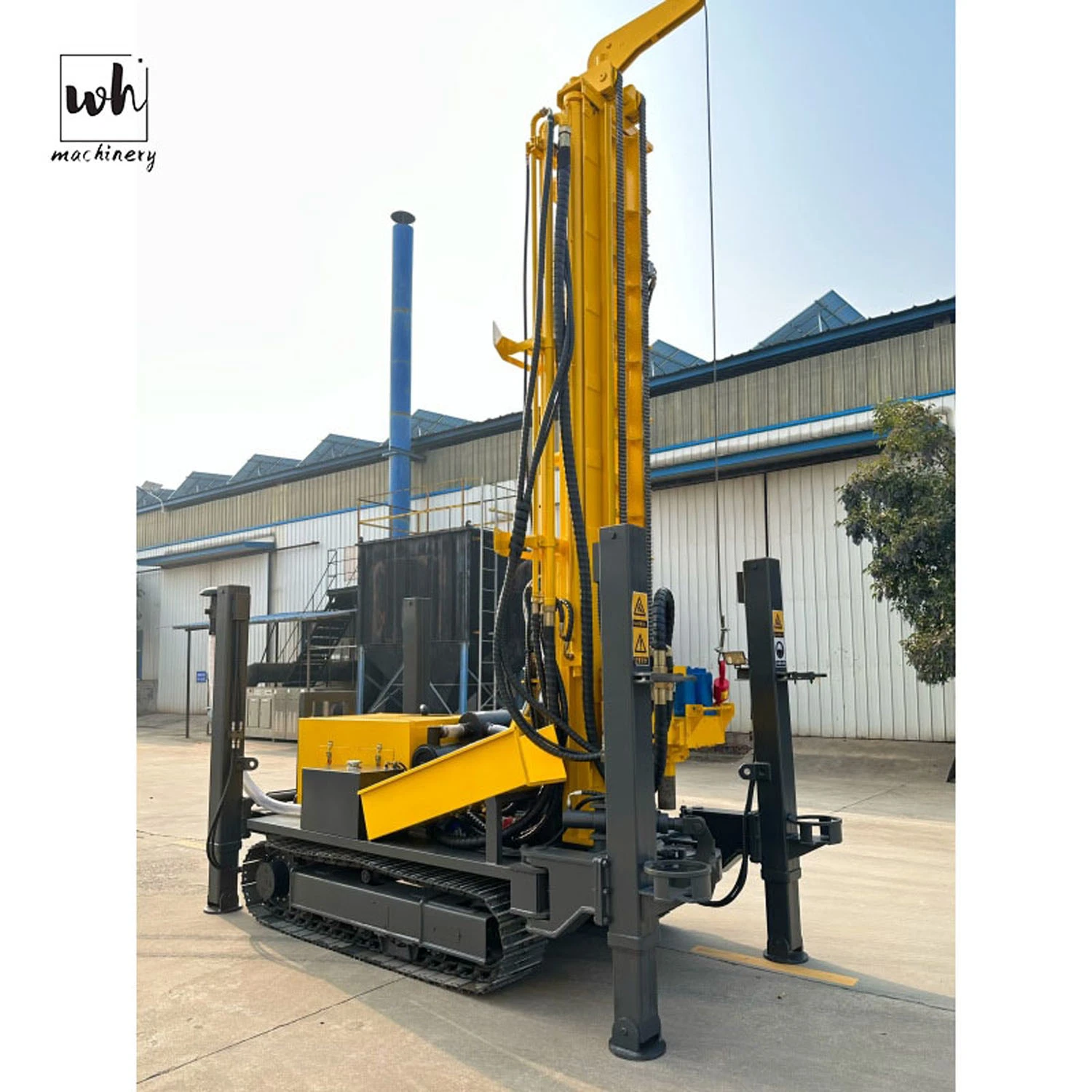 Pneumatic Crawler Mounted Wh350 Truck Mounted Water Well Drilling Rigs Widely Used in Farm