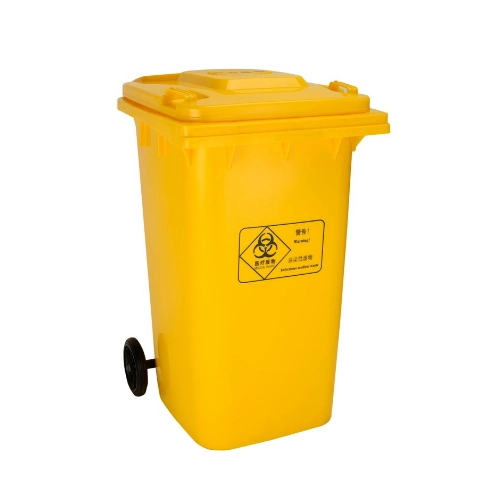 Outdoor Plastic Recycle 240 Liter Trash Can Eko Trash Cans Trash Bin Dust Bin Ze-240f