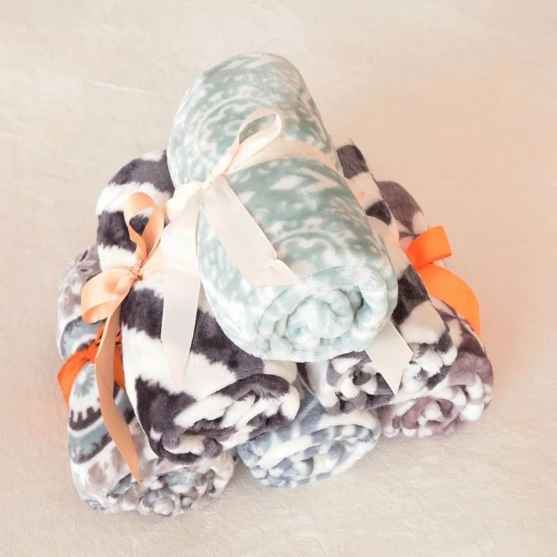 Горячая продажа надежный и дешево ротационный дизайн с принтом Polar Fleece Одеяло для теплого принятия Пользовательский