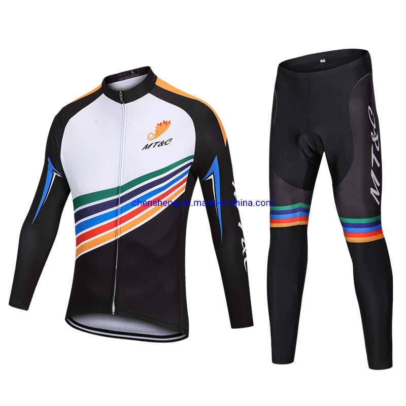 Team Winter Cycling Jersey Set Bike Clothing Men Ropa Ciclismo Thermal Fleece Bicycle Cycling Wear