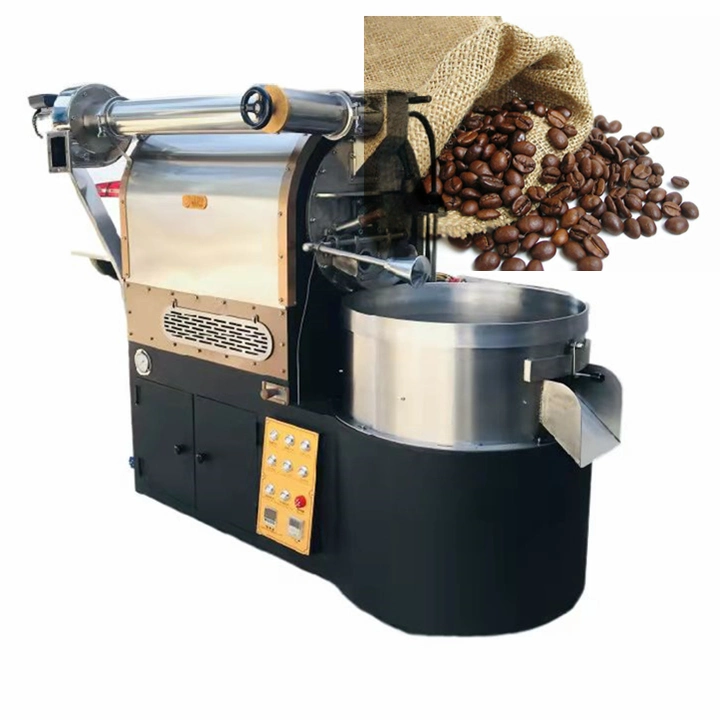 New Hongle 220V Wooden Case Henan Roasting Machine Cocoa Bean Processing Coffee Roaster