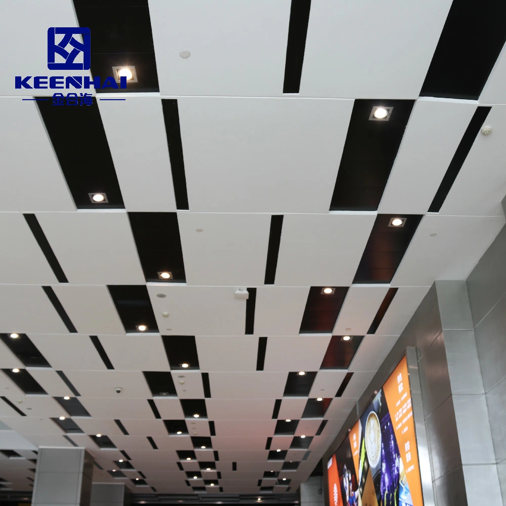 Laser Cut Overhang Metal Ceiling Mounted Ceiling Panel Tiles Aluminum Ceiling with Good Design (KH-MC-M10)