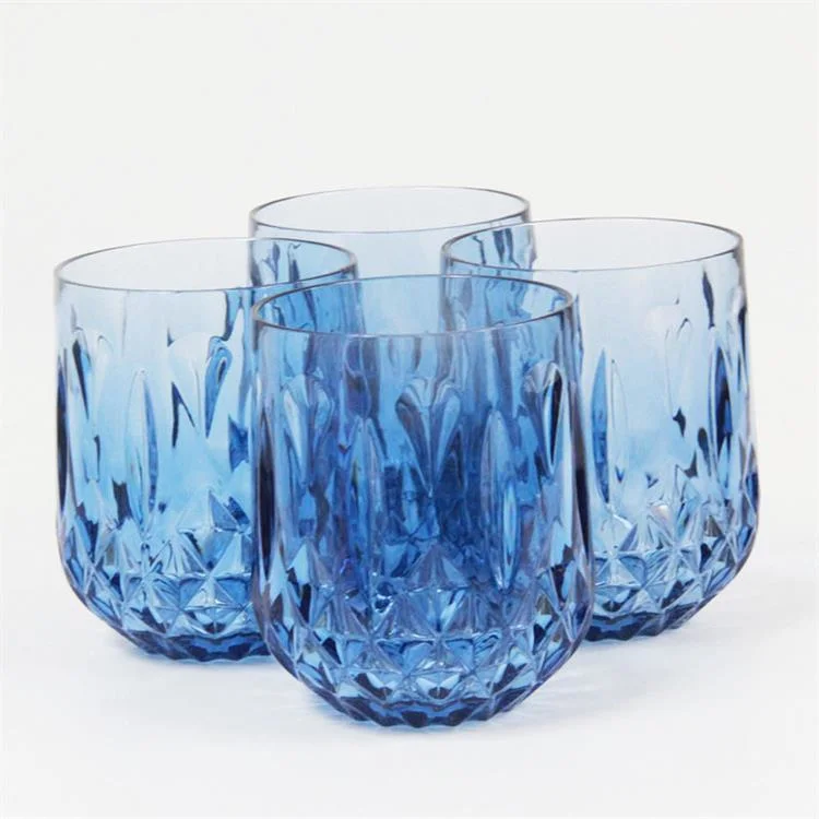 Water Glass Tumblers for Drinking Juice Cup Transparent Whisky Glass for Restaurant Glassware