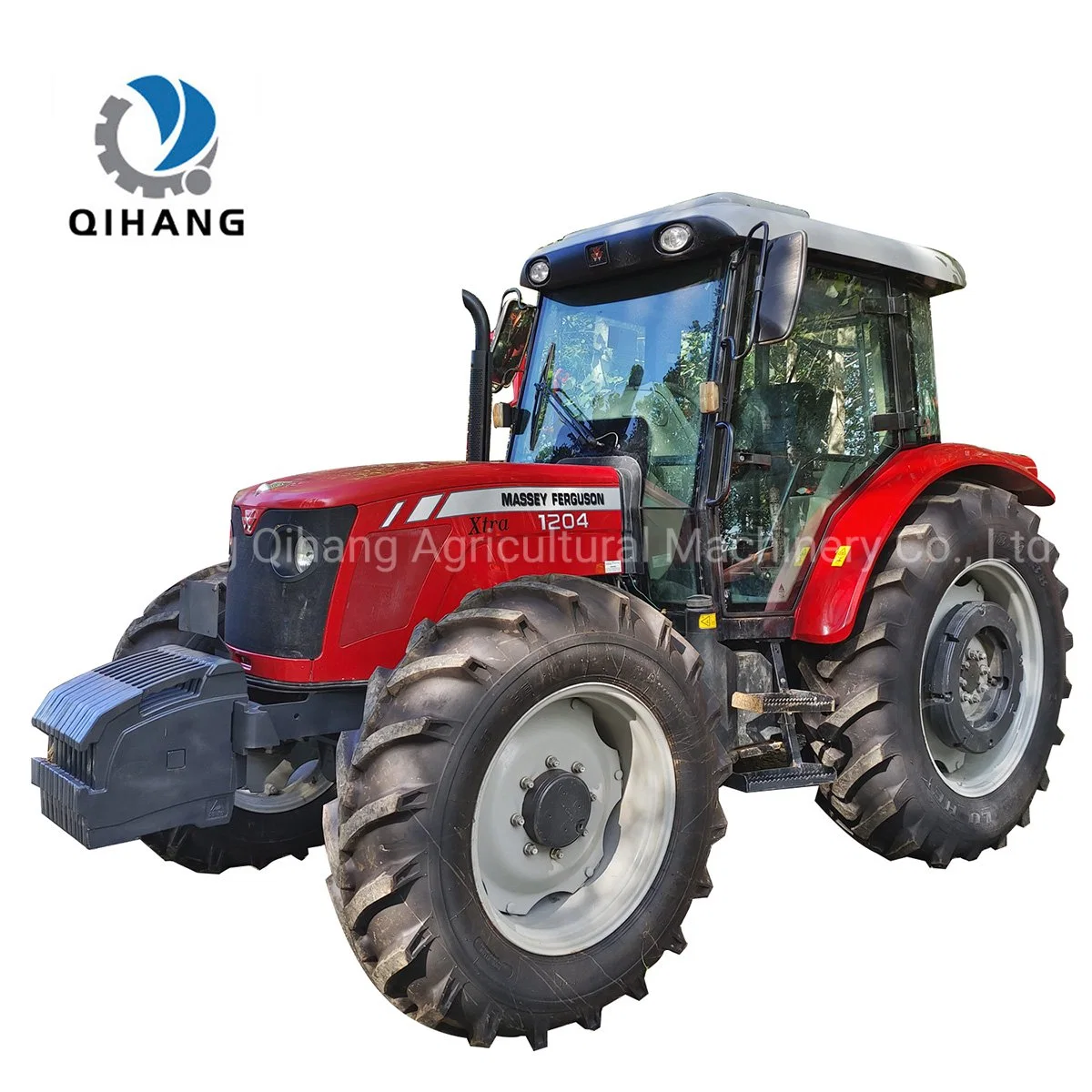 80HP 100HP 120 ch petit/grand tracteur agricole d'occasion bon marché avec Cabine et chargeur frontal