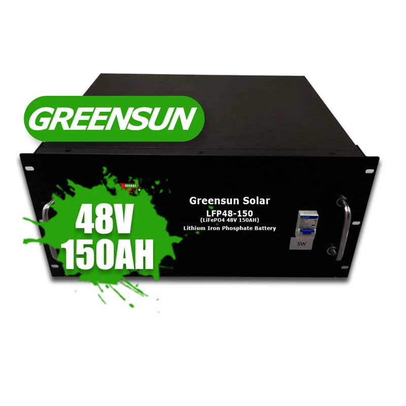 Batterie LiFePO4 Greensun Solar Power Pack de batterie au lithium de stockage hybride Home 5kwh 7 kwh 10kwh 48V