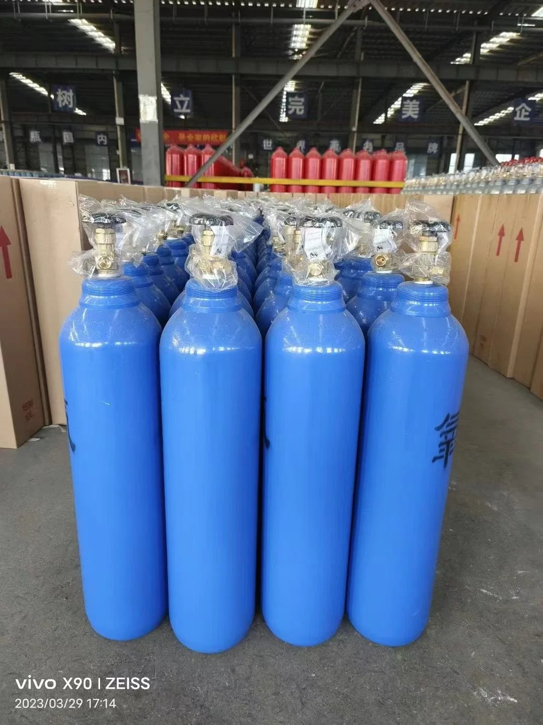 10L 200bar ISO9809 CE Seamless Steel Portable CO2 Carbon Dioxide Gas Cylinder