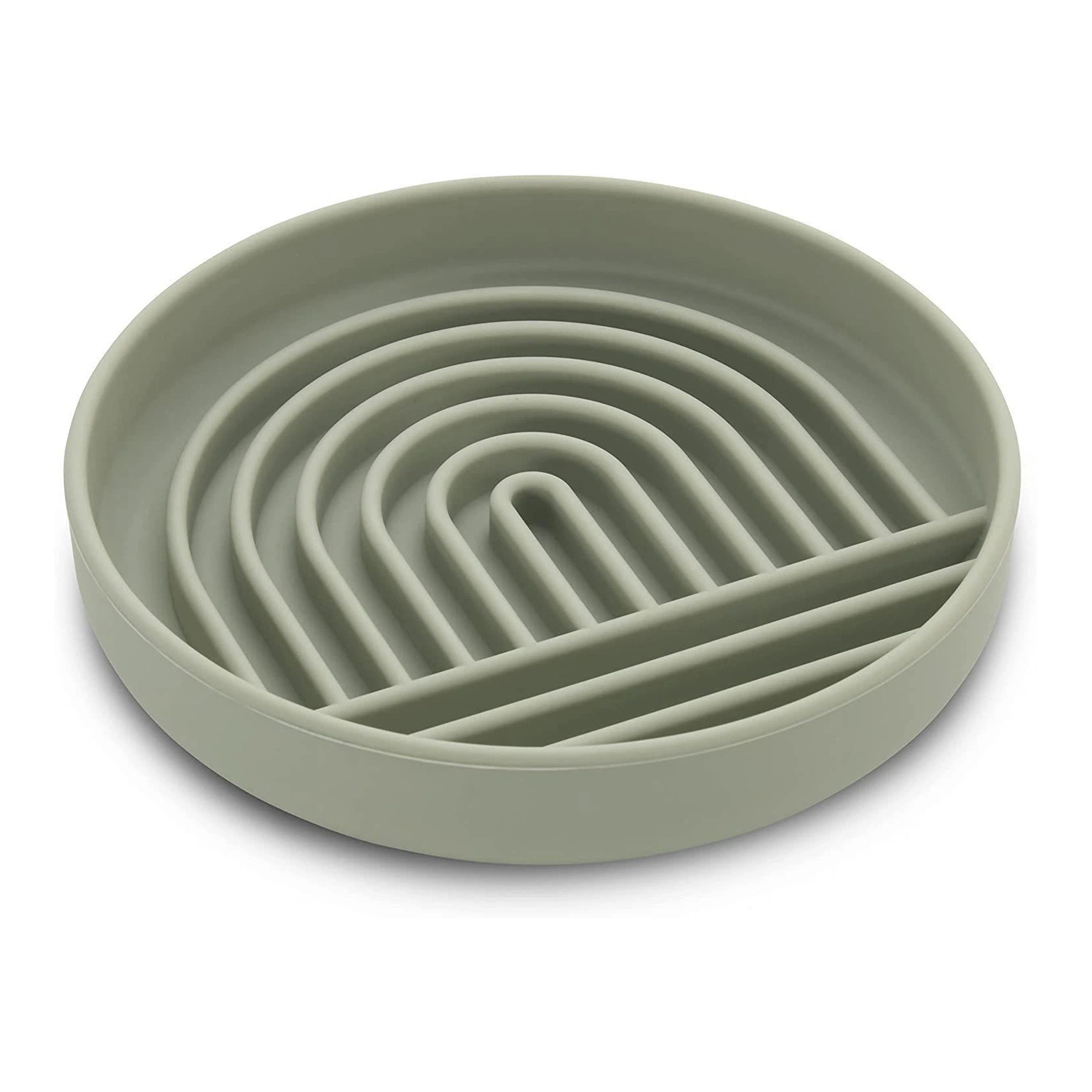 Cuba de silicone Slow Food Dog Bowl Choke Prevention Cat Bowl