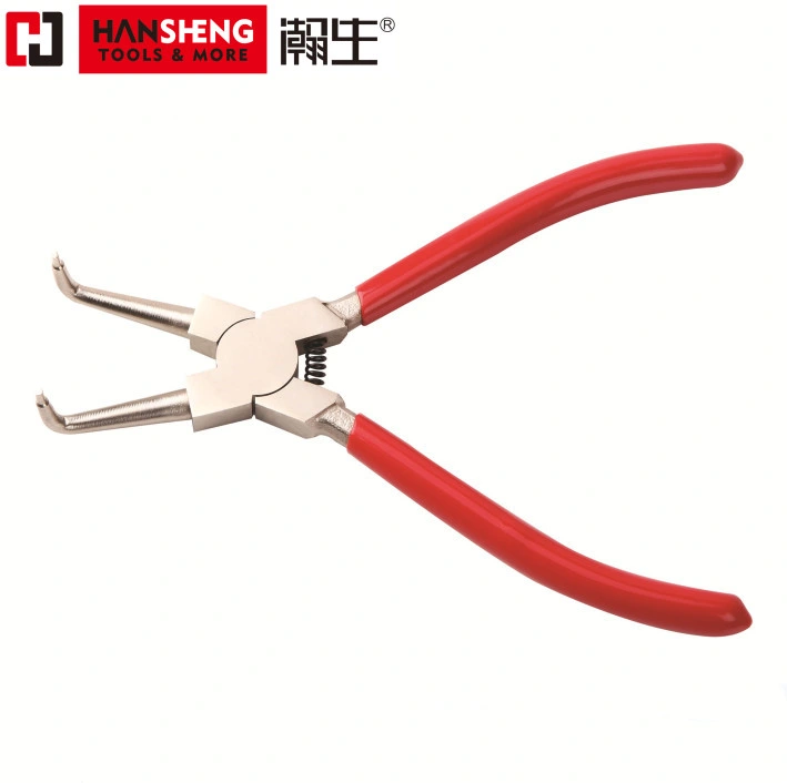 Professional Hand Tools, Hardware Tools, Made of Carbon Steel or Cr-V, Black and Polish, Chrome, Nickel, Pearl-Nickel Plated, Circlip Plier