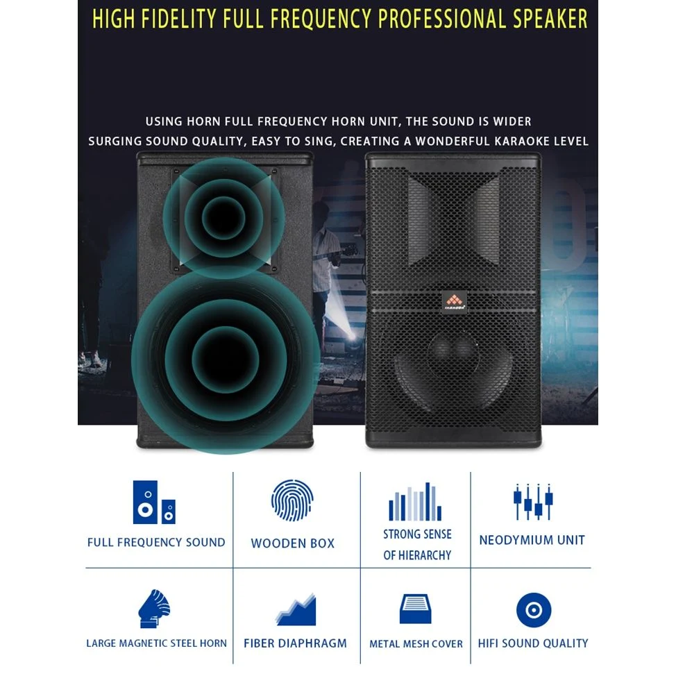 Brand New Quality Bookshelf Speaker Professional 10inch High-End Speaker