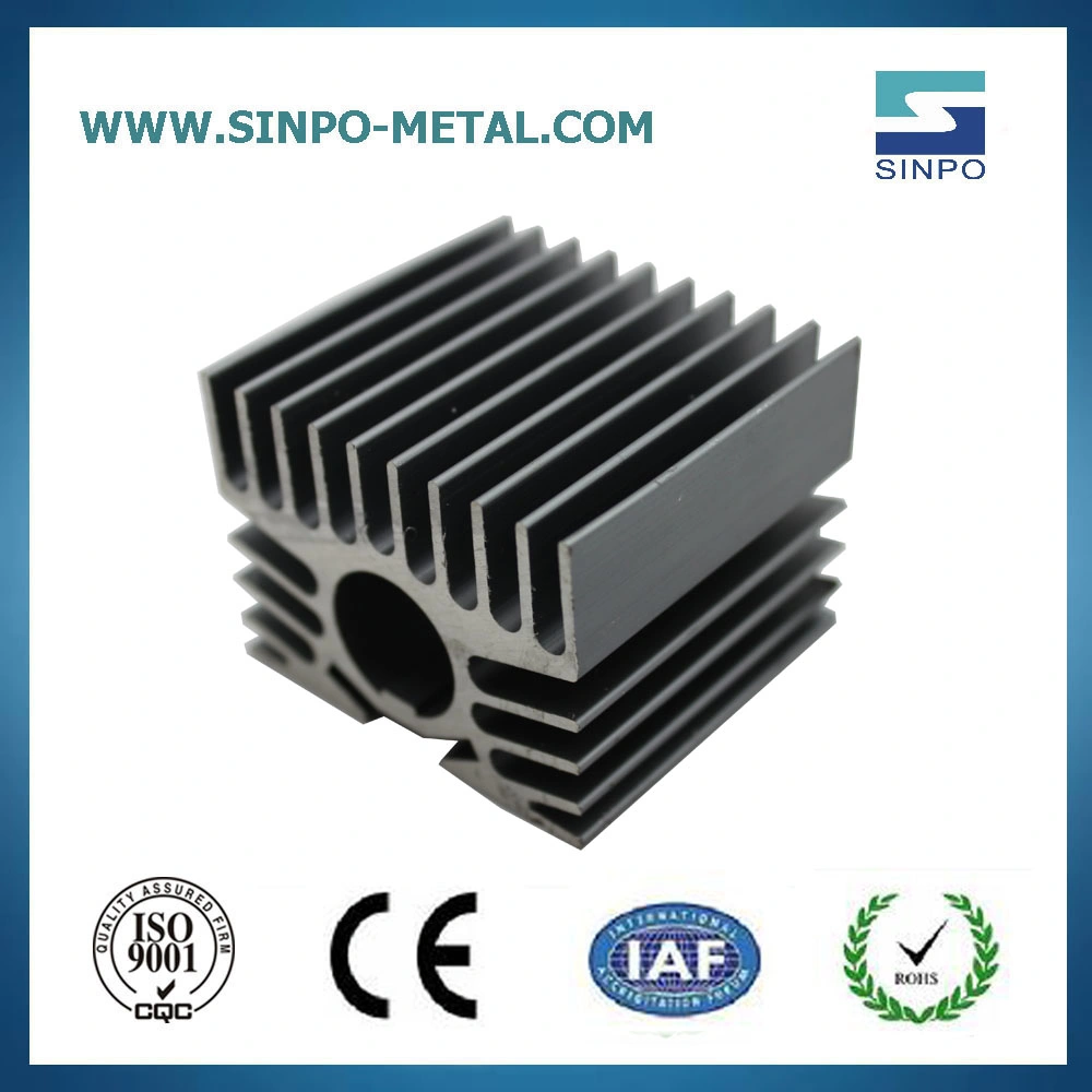 Factory Customized Solar Inverter Anodized Aluminum Heat Sink Construction Profile