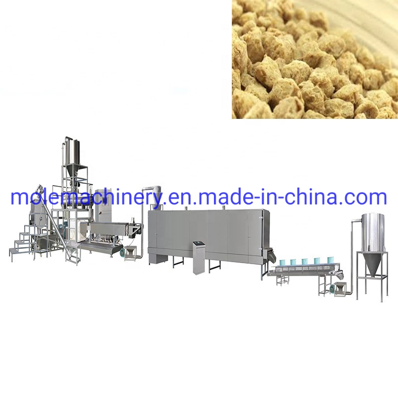 Extruder Soya Fully Automatic Tsp Machine Meat Analog Food Processing Line for Export