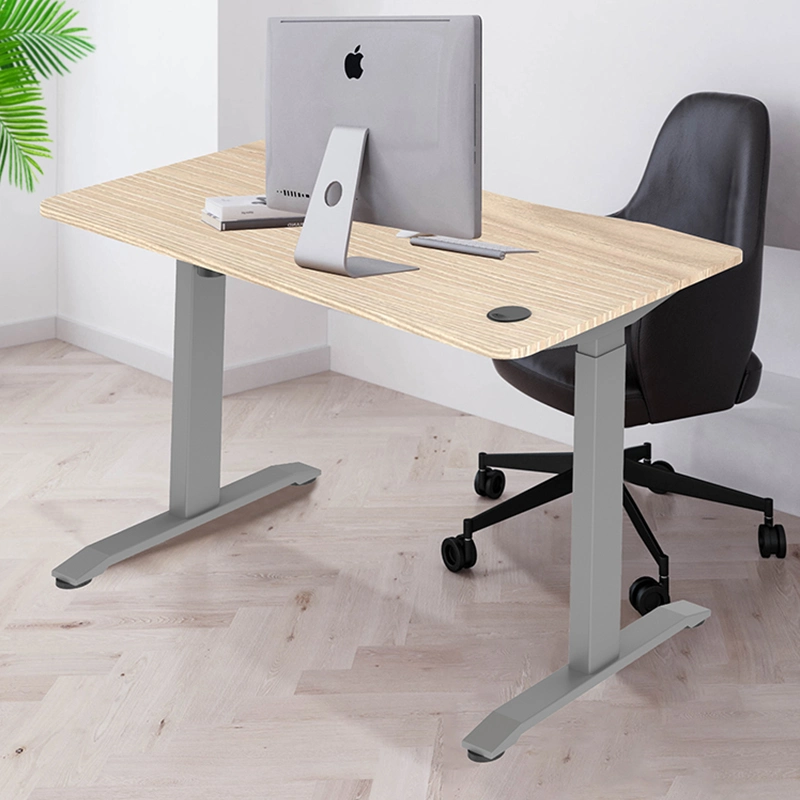 Modern Stand up Desk Adjustable Height Standing Desk Sit to Stand Desk Office Furniture Metal Standing Desk Frame for Home School